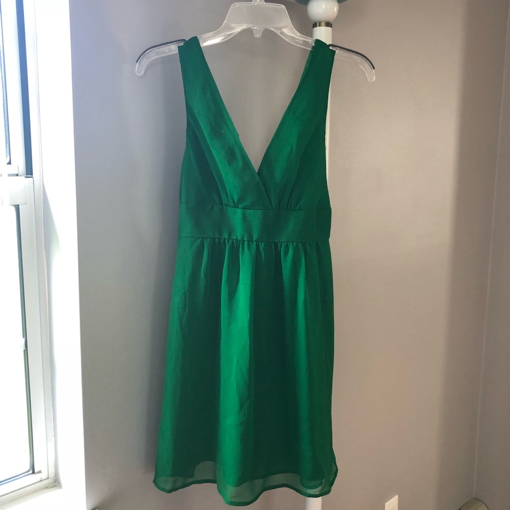 emerald green summer dress - huge sale